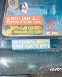 only feds tailgate me sticker