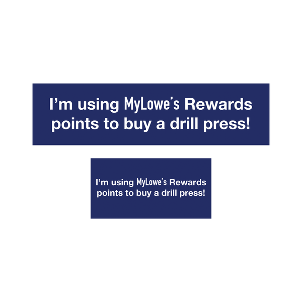 lowe's points sticker bundle