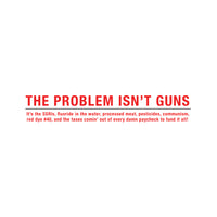 the problem ain't the guns