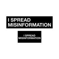 i spread misinfo mini and full-size sticker bundle